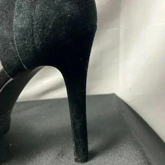 JESSICA SIMPSON CARLETTE WO SIZE 10 BBLACK SUEDE LEATHER UPPER 4.5” HEEL… - Picture 3 of 13